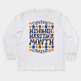 National Hispanic Heritage Month Kids Long Sleeve T-Shirt